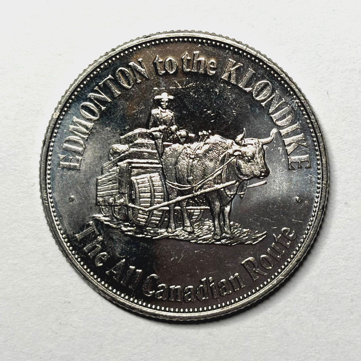 Canada Edmonton Alberta 1977 Klondike Dollar Coin Medal Token
