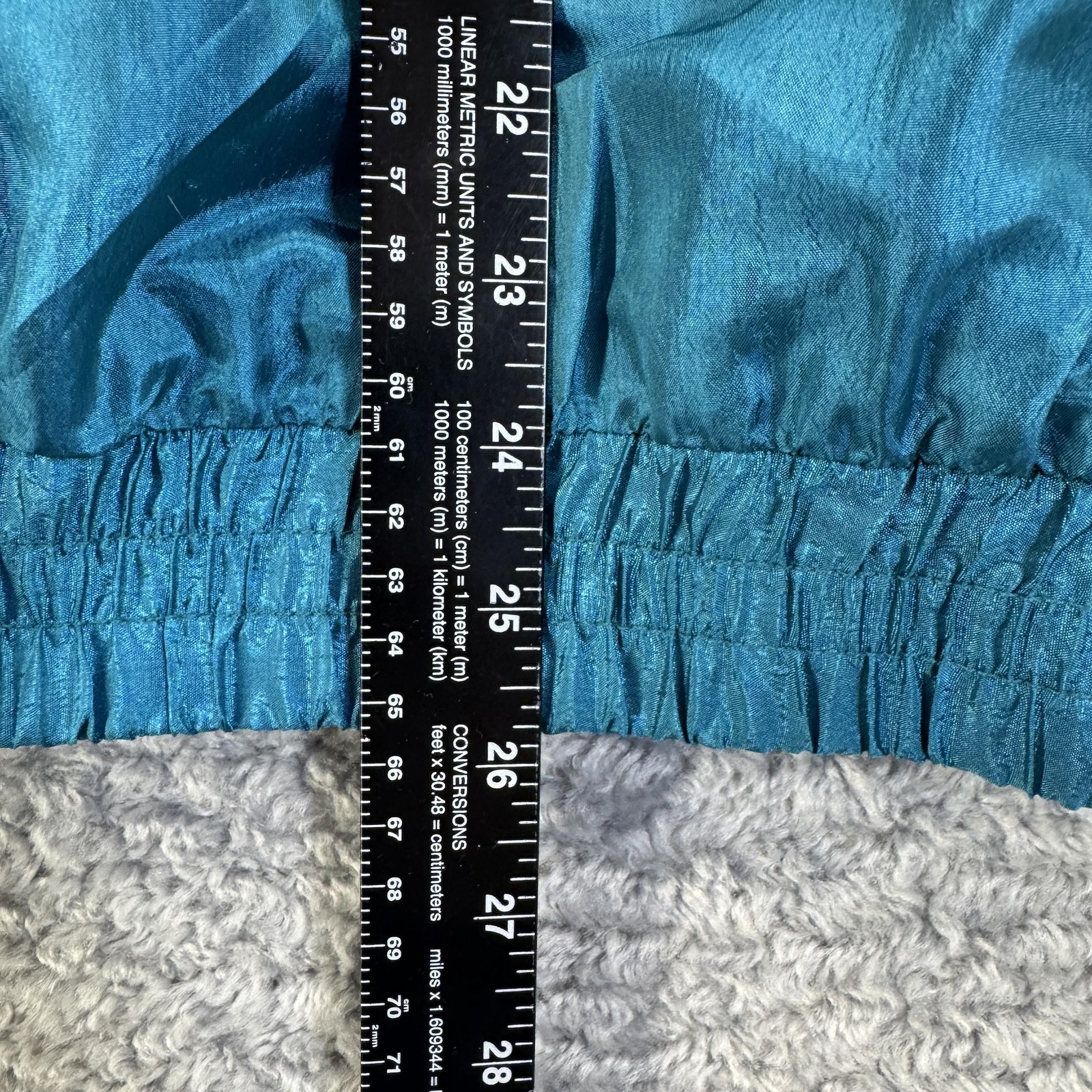 Basic Editions Jacket Womens Medium Blue Floral C… - image 5