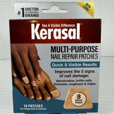 Kerasal Multi-Purpose Nail Repair Patches for Finger/Toe Nails, 14ct