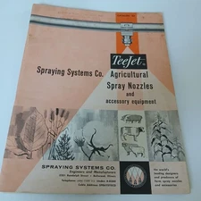 1964 Spraying Systems Co. Vintage Catalog 33 TeeJet Agriculture Spray Nozzles