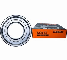 TIMKEN 6209-ZZ 45X85X19MM Double Metal Seal Deep Groove Ball Bearings 6209ZZ