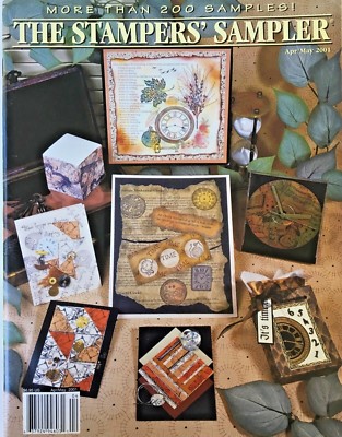 The Stampers’ Sampler Magazine - Apr. May 2001- Rubber Stamping | eBay