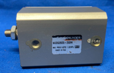 SMC CYLINDER NCDQ2B25-25DM  25MM STROKE 25 MM BORE 145 PSI MAX