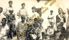 #33672 INDIA 1940s. Greek travellers and local residents. Photo