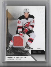 2014-15 UPPER DECK SP GAME USED DAMON SEVERSON ROOKIES JERSEY 398/499