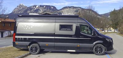 RID R05 8x18 6x130 Felgen + Reifen Black Bear AT2 245/60/18 für Sprinter