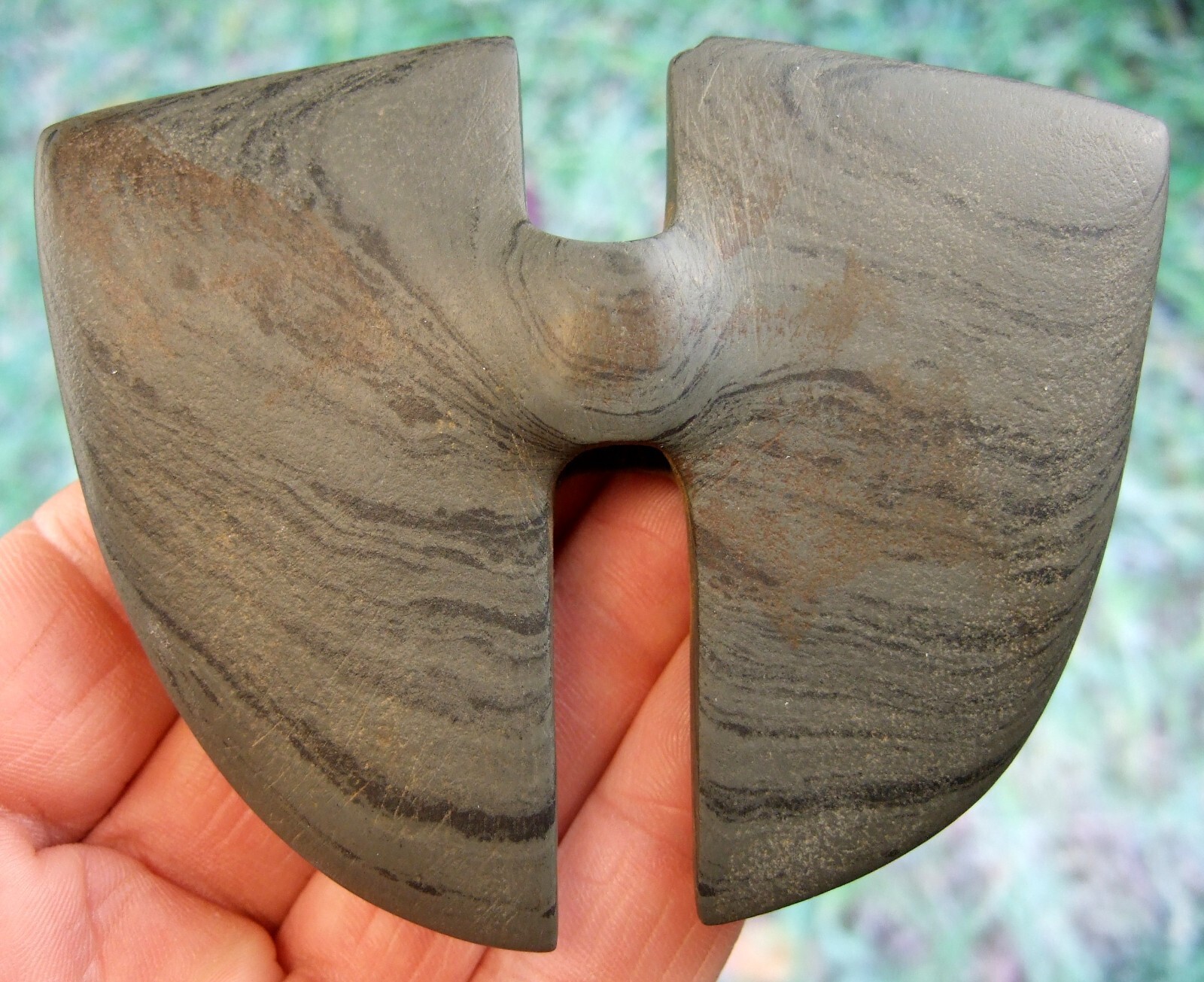 Super Fine Ohio Notched Winged Butterfly Bannerstone with Butler COA