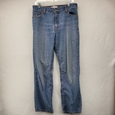 LEVI STRAUSS SIGNATURE WOMEN'S JEANS BLUE SIZE 12 MEDIUM STRETCH BOOTCUT WESTERN