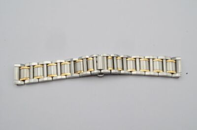 ZENITH PORT ROYAL STAHL/GOLD ARMBAND 20MM BRACELET VINTAGE SCHÖNER ZUSTAND