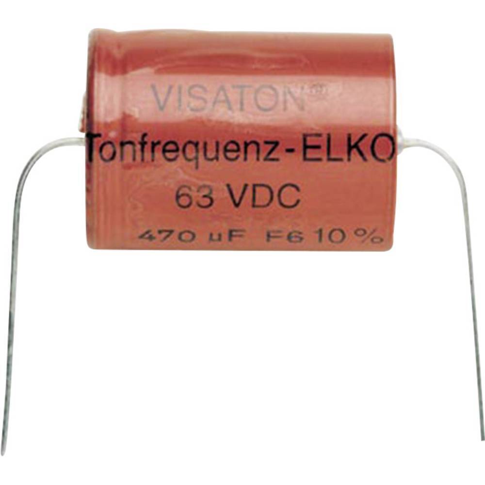 Visaton Bipolar Elco 100 UF Condensatore per altoparlanti 100 µF