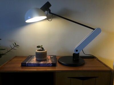 RARE Mid Century Harvey Guzzini Mushroom Table Desk Lamp LOOK! 70s iGuzzini  Spa