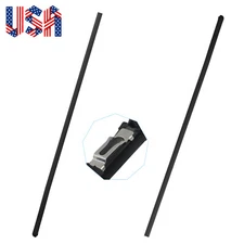 LH&RH Roof Molding Trim Rubber Strip Black Fits for 1998-2002 Accord Honda