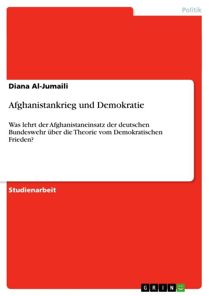 Diana Al-jumaili | Afghanistankrieg Und Demokratie | Taschenbuch |