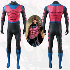Gambit Bodysuit X-Men '97 Costume Remy LeBeau Cosplay suit Adult kids