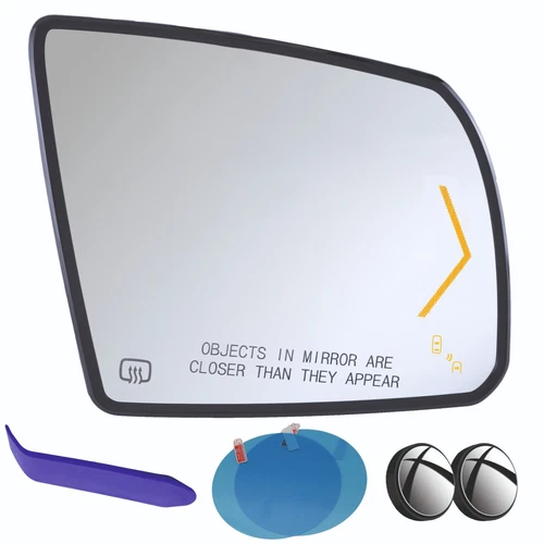 Passenger Side Mirror Glass Tundra 2007-2021 Sequoia 2008-2022 Heated Signal BSD