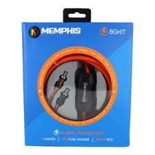 Memphis Audio 8GKIT 8 AWG Car Audio Amplifier Installation Kit Amp 17-8GKIT NEW