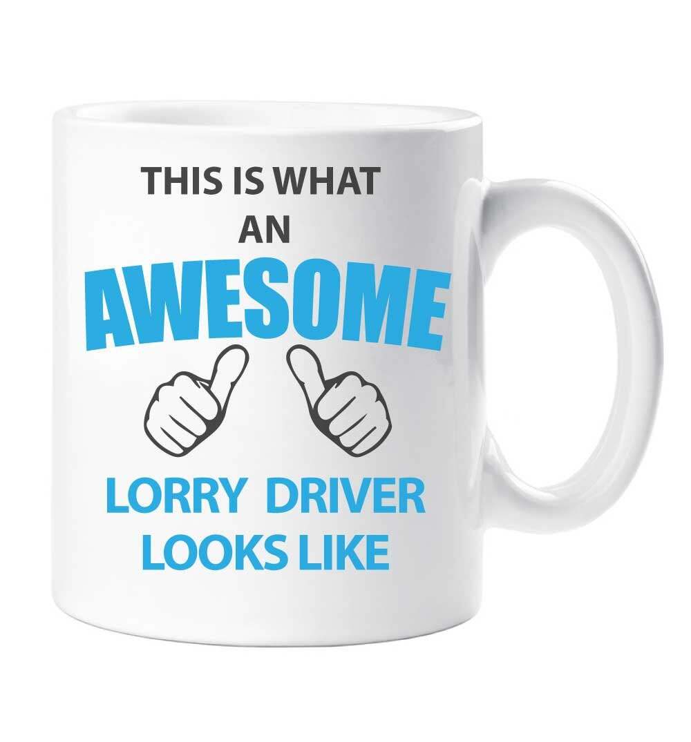 Awesome Lorry Driver Novelty Mug - Perfect Gift for Truckers  