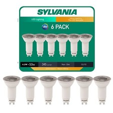 6 X 0026585 Long Neck LED Light Bulb Gu10 36&deg; 3000k Warm White - 4.2