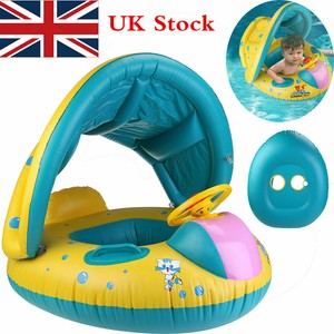 baby pool float with sunshade