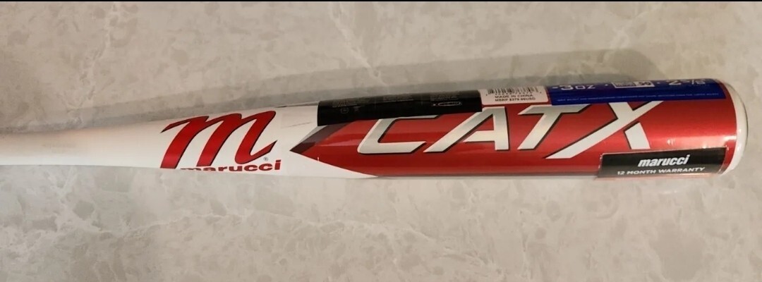 Marucci CATX Baseball Bat - ‎MSBCX10-29/19 (Red/White) for