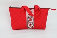 One-of-a-Kind Makeup Bag, Zipper Top, Cotton Lining with Pockets, Handmade Gift.
