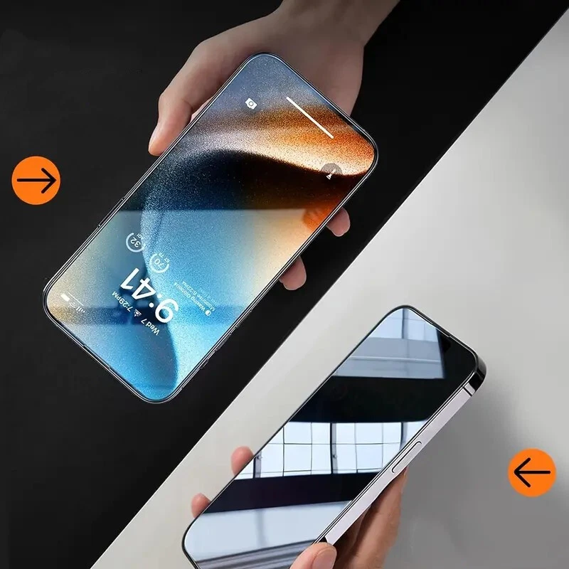 2X Privacy Tempered Glass Screen Protector iPhone 18 17 16 15 14 13 12 Pro Max
