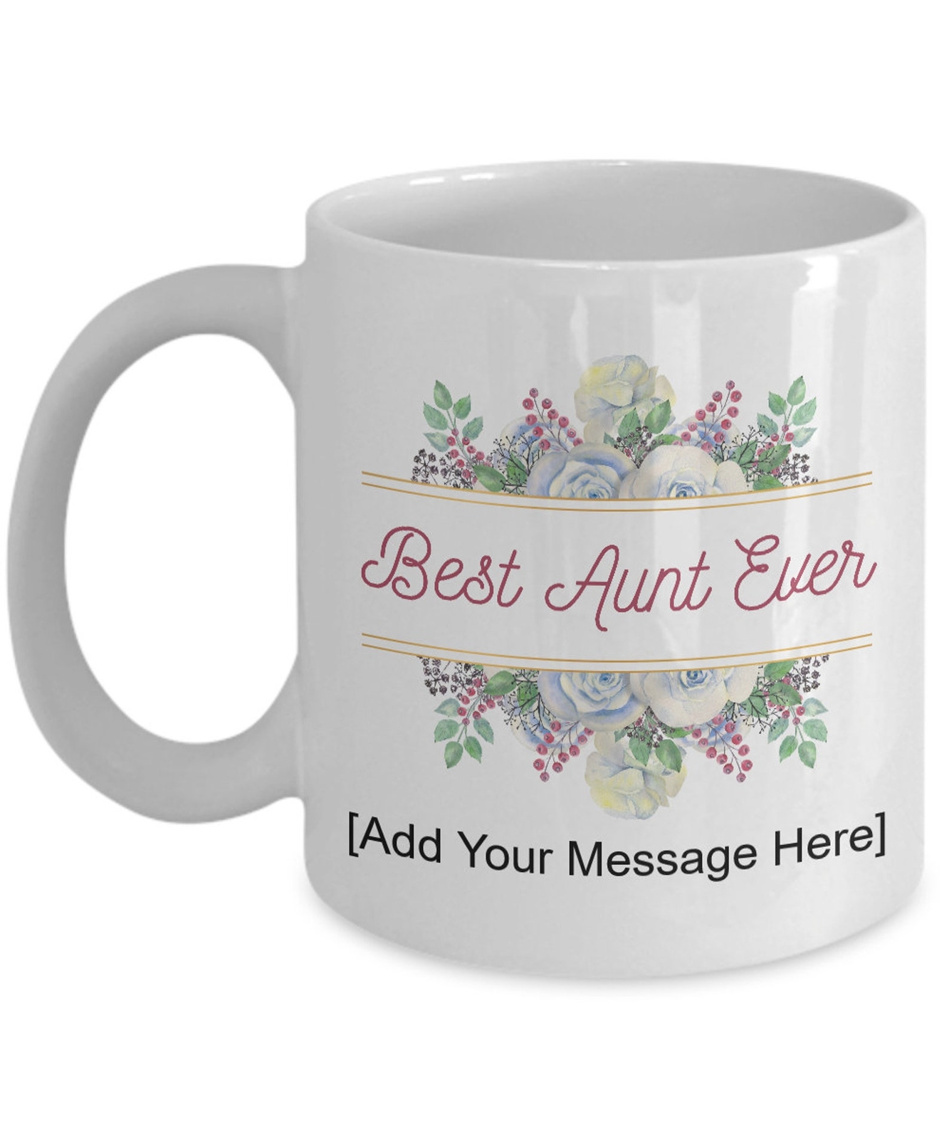 Aunt Gift Best Aunt Ever Aunt Mug Personalized Coffee Mug