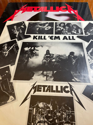 METALLICA - KILL 'EM ALL 1st UK Press Music For Nations ‎MFN 7
