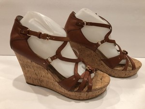 michael kors cork wedges