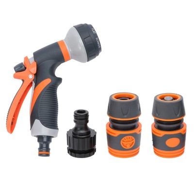 Water Hose Nozzle Lawn Irrigation System Metal Rear Trigger Water Nozzle