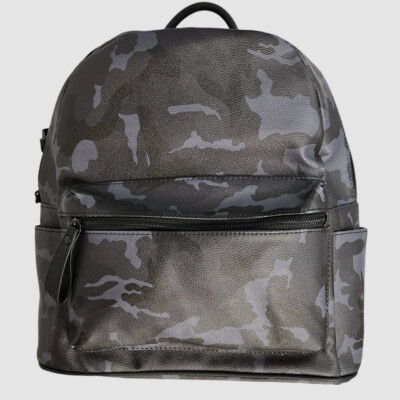 camo leather backpack Field Featuring two large main zipper compartments $80 INC INTERNATIONAL CONCEPTS Blue