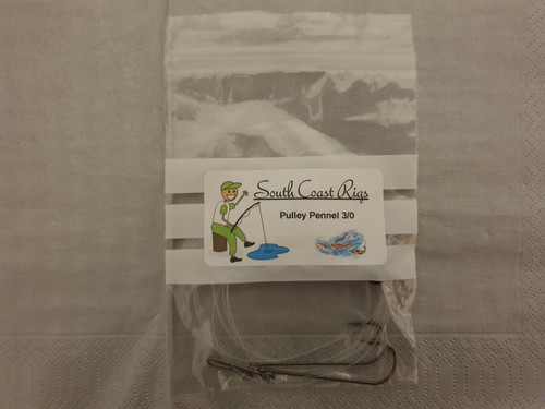 Single Pulley Rig With 3/0 Hook - Saltwater Fishing Rig, Bulk Quantities Available