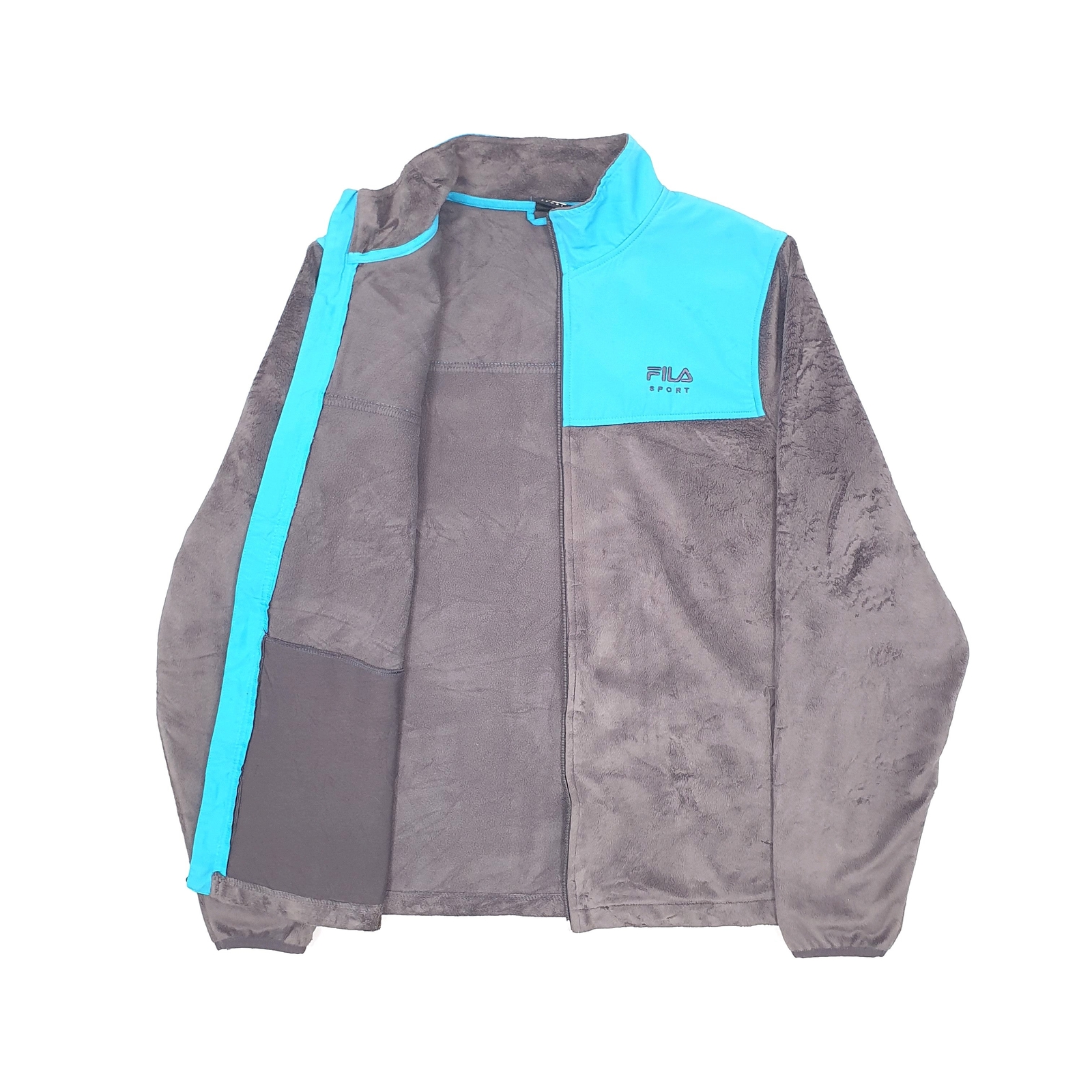 FILA Full Zip Polyester Fleece Jumper Womens L image 2