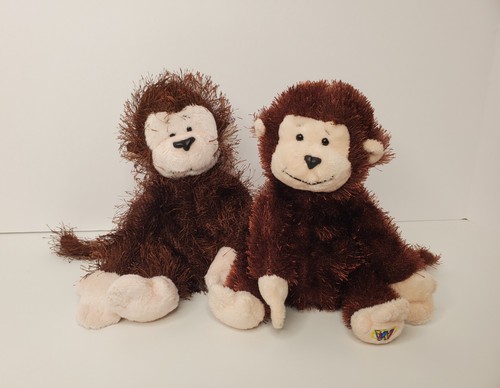 Webkinz Monkey and Lil Kinz Monkey Ganz Plush No Codes