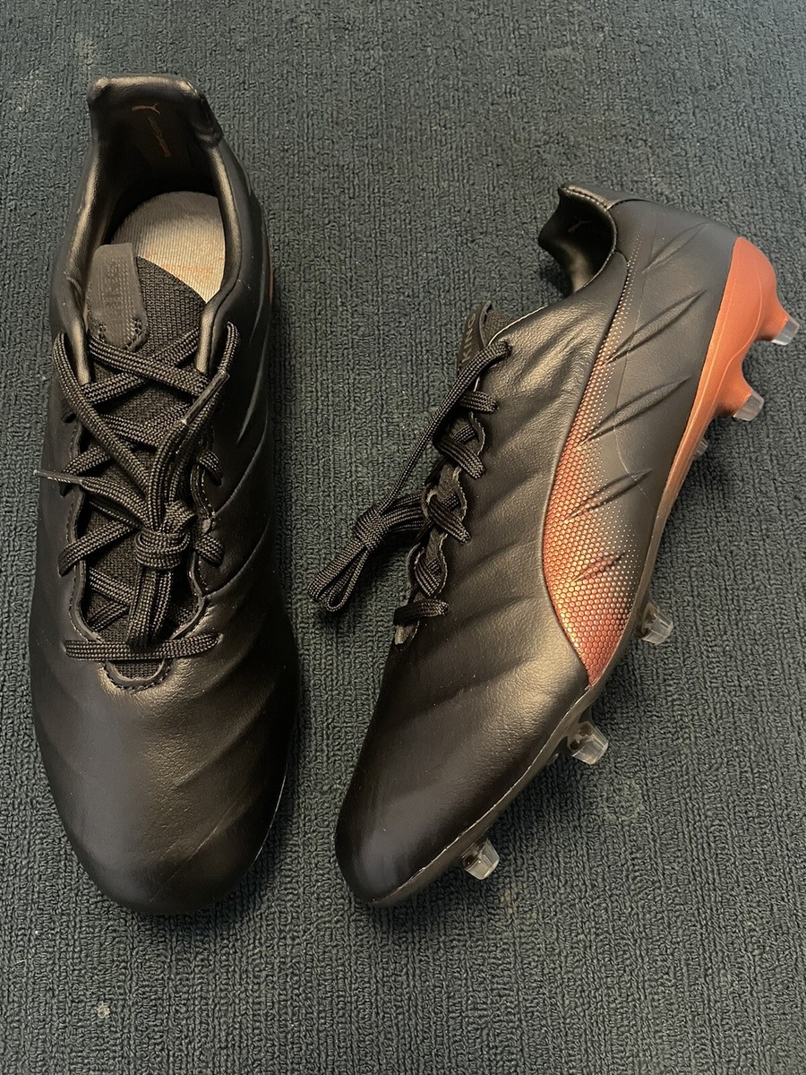 New Men's Size 11.5 Puma King Platinum 21 FG/AG Black Soccer New Men's Size 11.5 Puma King Platinum 21 FG/AG Black Soccer