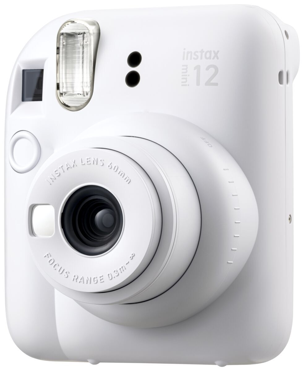 FUJIFILM INSTAX MINI 12 Instant Film Camera (Clay White) +