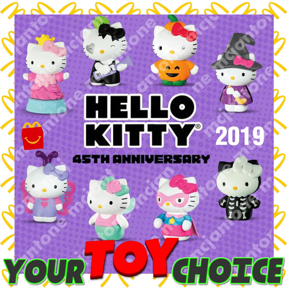 McDonald's 2019 HELLO KITTY Sanrio Halloween Cat Costume Figure