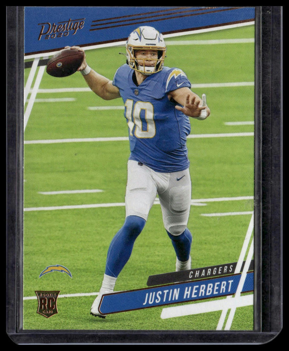 2020 Panini Chronicles #303 Justin Herbert Prestige Rookies Update