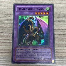 Yu-Gi-Oh! FIEND SKULL DRAGON 1ST EDITION LOD-039 1996 TCG CARD GAME YUGIOH