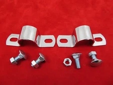 CLAMP SET REAR FENDER RIGID FRAME EL UL FL 1" TUBE CHOPPER BOBBER CUSTOM 