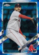 MARTIN PEREZ TOPPS CHROME UPDATE SAPPHIRE BASE BOSTON RED SOX #US-159 2021 21