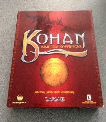 Kohan: Immortal Sovereigns PC CD-ROM (PC, 2001) NTSC - UC US/CA  WIN   NIB   NEW