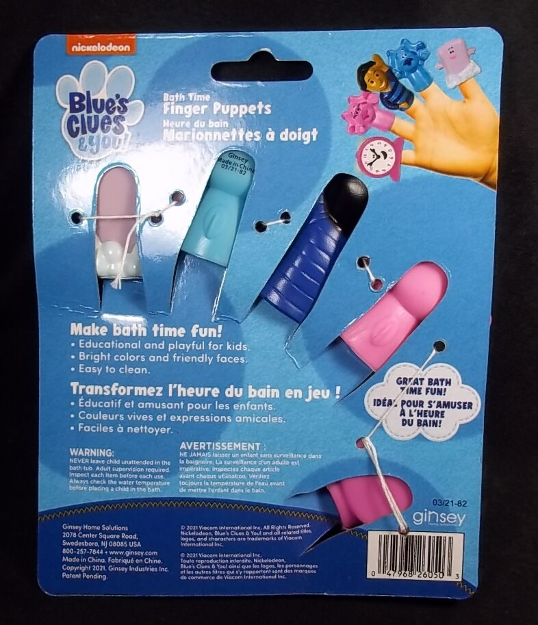 Blue's Clues vinyl finger Puppets eBay