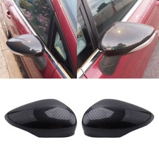 2X Carbon-Optik Spiegelkappen Außenspiegel Gehäuse Für Ford Fiesta MK7 09-17 FC