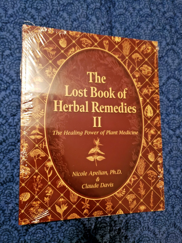 The Lost Book of Herbal Remedies II (paperback with color pictures) New & Sealed