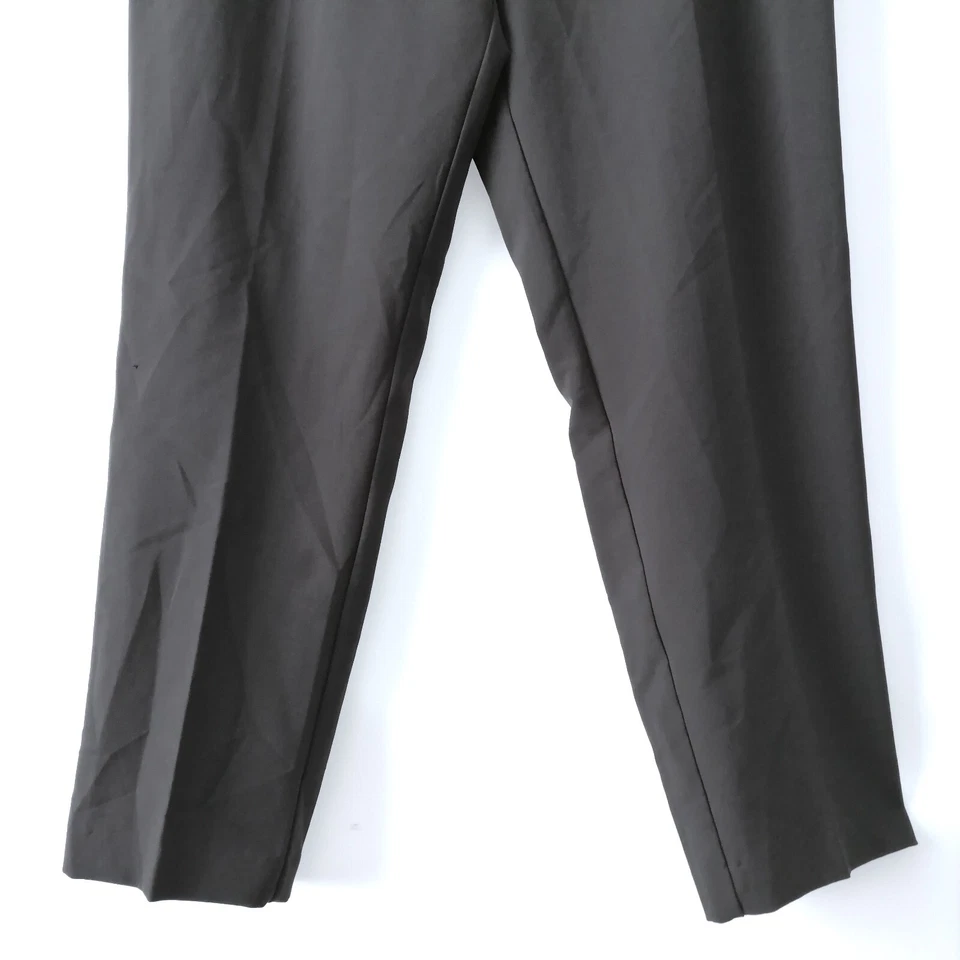 Zac & Rachel Womens Black Mid Rise Slim Zip Pocket Ankle Pants Petite Size 14P - Image 3 of 4