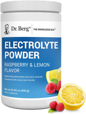 Dr. Berg Zero Sugar Hydration Keto Electrolyte Powder - Enhanced W/ 1000 Mg of P