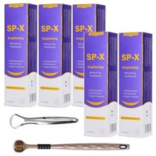 5X Niacinamide Whitening Toothpaste Fresh Breath & Stain Removal Formula 3.52 OZ 0.74 per gallon