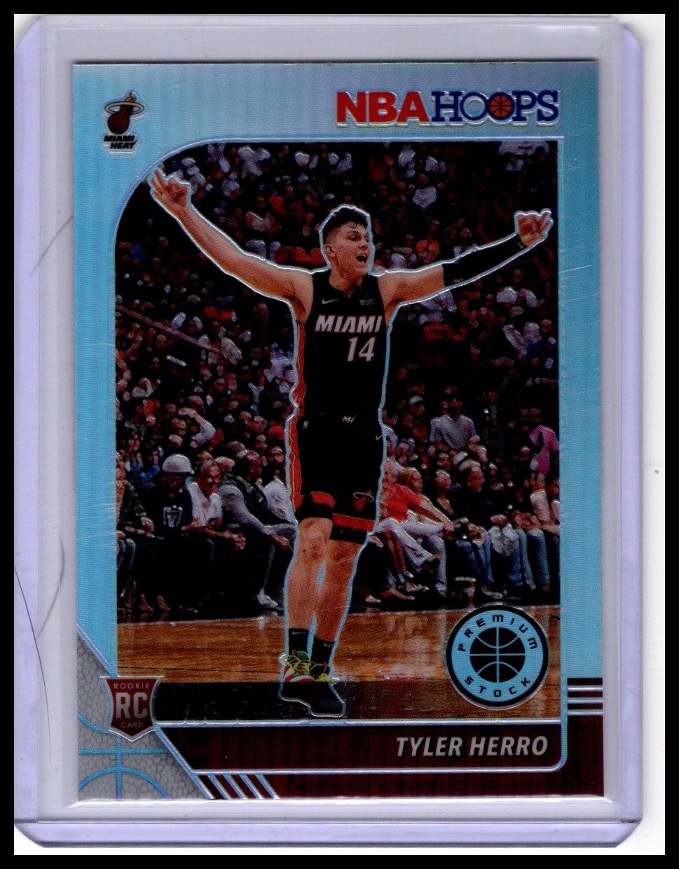 2019-20 Hoops Premium Stock #210 Tyler Herro Prizms Silver
