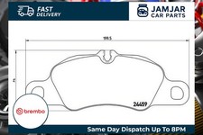 BREMBO P65018 Brake Pad Set Front Fits Porsche 718 Boxster 718 Cayman 911 Cayman